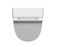 GSI COMMUNITY urinál se zakrytým přívodem vody s otvory pro víko, Rimless, 31x65cm, bílá ExtraGlaze (4)