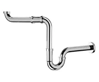 OMP TEA HANDICAP umyvadlový sifon šetřící místo 5/4" odpad 32mm, chrom OMP TEA HANDICAP umyvadlový sifon šetřící místo 5/4" odpad 32mm, chrom