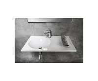 SAPHO JUNO umyvadlo, litý mramor, 100x47cm, levé, bílá (1)