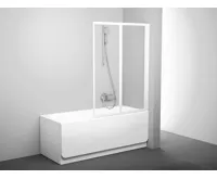 Ravak Vanová zástěna VS2 105 bílá+transparent