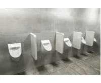 CREAVIT Keramická dělící stěna mezi urinály, 40x70cm, bílá (3)