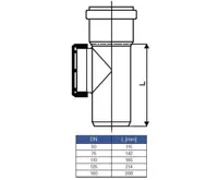 HTRE T-kus čistící DN110 (1)