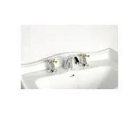 SAPHO ANTEA tříprvková umyvadlová baterie s výpustí, chrom/zlato (1)