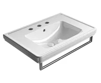 GSI CLASSIC keramické umyvadlo 75x50cm, 3 otvory, bílá ExtraGlaze (5)