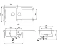 Aquasanita Lira 960.10E Black metallic (3)