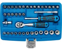 BGS Gola sada 1/4&quot; Gear Lock 4,0-14,0 mm,  39 dílů