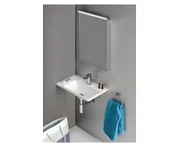 SAPHO ARANA umyvadlo rohové, litý mramor, 56x35cm, levé, bílá (1)