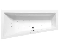 POLYSAN ANDRA L HYDRO-AIR hydromasážní vana, 170x90x45cm, bílá