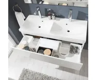 Aira desk koupelnová skříňka, bílá, 2 zásuvky, 1010x530x460 mm (13)