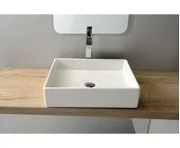 ISVEA PURITY keramické umyvadlo na desku, 50x42cm, bílá (3)