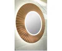 SAPHO PRIDE STRIP kulaté zrcadlo s LED osvětlením v rámu ø 75cm, bronz (4)