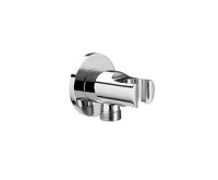 JIKA CUBITO PURE Připojení sprchové hadice 1/2" s držákem ruční sprchy, Chrom