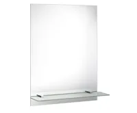 AQUALINE Zrcadlo s policí 60x80cm, včetně závěsů