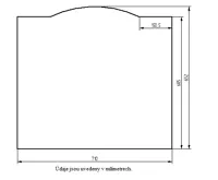 Karma Čiré sklo pod Absolute - matná hrana