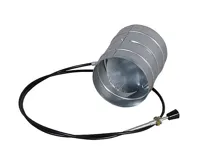 HS Flamingo Klapka do hliníkových rozvodů 125 mm, pozink