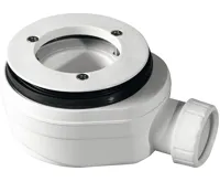 GELCO GELCO vaničkový sifon, průměr 90mm, DN40, nízký, pro vaničky s krytem