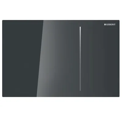 GEBERIT ovadací tlačítko Sigma70, Černé sklo