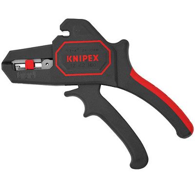 Kleště Knipex Odizolovací kleště 180mm, K1262180, leštěná hlava, vícesložkové návleky