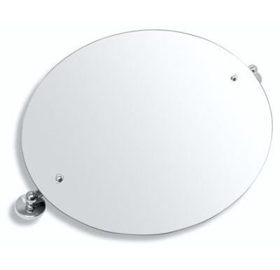 NOVASERVIS Zrcadlo s výklopným držákem ovál 60x50 cm Metalia 1 chrom - 6117,0