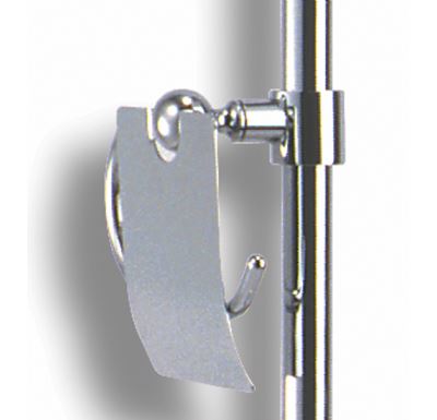 NOVASERVIS Držák toaletního papíru s krytem na tyč  Metalia 1 chrom - 6138/1,0