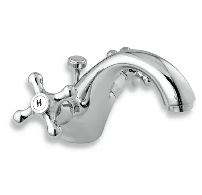 NOVASERVIS Umyvadlová baterie s výpustí Classic chrom-zlato - 8001,2