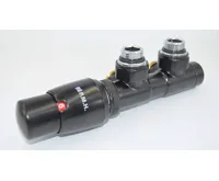 PMH Ventil Term EK levý, rozteč 50mm, černý